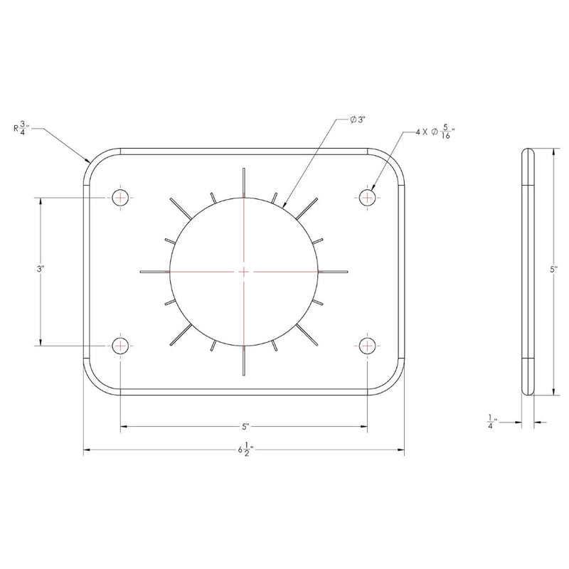 Load image into Gallery viewer, TACO Grand Slam 300 Universal Backing Plate f/GS-300  GS-390 - Pair [BP-0300BSY-1]
