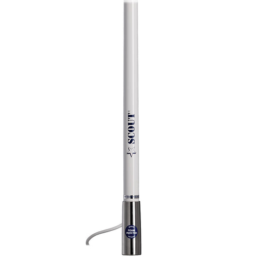 Scout 4' White AM/FM Antenna Fiberglass [PF AN NAMFM011T]