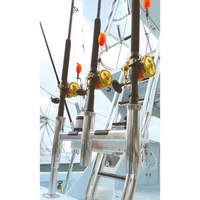 Load image into Gallery viewer, TACO Deluxe Trident Rod Holder Cluster Offset [F31-0781BXY-1]
